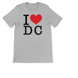 I Love Washington DC Show Your Love for Your Home State Heart T-shirt, Sweatshirt & Hoodie