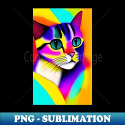 cat Art - Instant PNG Sublimation Download - Boost Your Success with this Inspirational PNG Download