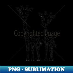 two giraffe baby - high-quality png sublimation download - boost your success with this inspirational png download