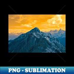 mountain landscape switzerland yellow  swiss artwork photography - decorative sublimation png file - add a festive touch to every day