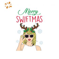 Merry Swiftmas Taylor The Eras Tour SVG File For Cricut