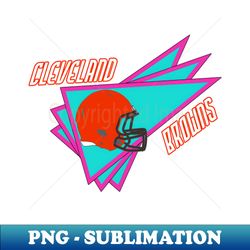 Cleveland Browns 80s Pennant - High-Resolution PNG Sublimation File - Boost Your Success with this Inspirational PNG Download