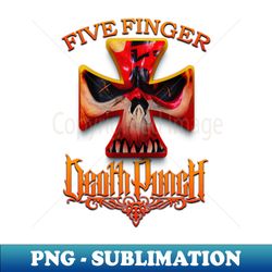 Five Finger Death Puch Cross - Vintage Sublimation PNG Download - Unlock Vibrant Sublimation Designs