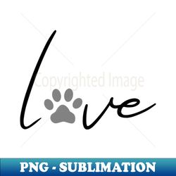 Love cat paw - Aesthetic Sublimation Digital File - Spice Up Your Sublimation Projects