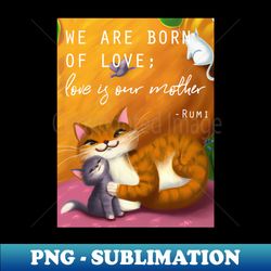 storybook mom and baby cat cute mothers day - special edition sublimation png file - boost your success with this inspirational png download