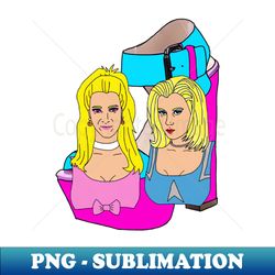 Platform Romy and Michele - Modern Sublimation PNG File - Perfect for Sublimation Art