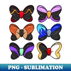 Villains Bows - Trendy Sublimation Digital Download - Instantly Transform Your Sublimation Projects