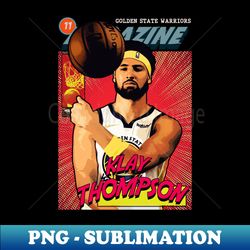 Klay Thompson - Comics Magazine Retro 90s - Instant PNG Sublimation Download - Perfect for Personalization