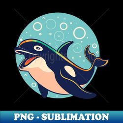 Whale - Cute Whale - Exclusive Sublimation Digital File - Transform Your Sublimation Creations