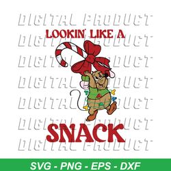 Lookin Like A Snack Gus Gus Christmas Light SVG Cricut File