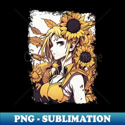 You Are My Sunshine - Heart Sunflower Girl - Signature Sublimation PNG File - Bold & Eye-catching