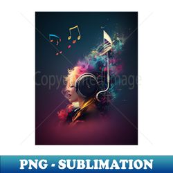 Music - Digital Sublimation Download File - Boost Your Success with this Inspirational PNG Download