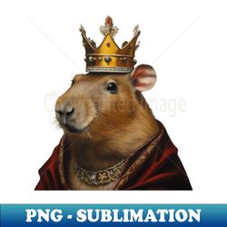 Capybara in Medieval Splendor - Modern Sublimation PNG File - Boost Your Success with this Inspirational PNG Download