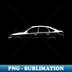 Lada Granta Silhouette - Instant PNG Sublimation Download - Capture Imagination with Every Detail