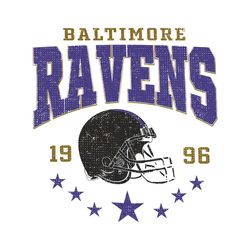 Baltimore Ravens Football Team 1996 SVG For Cricut Files