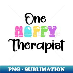 One Hoppy Therapist - High-Resolution PNG Sublimation File - Bold & Eye-catching