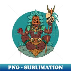 Aztec shaman - Artistic Sublimation Digital File - Revolutionize Your Designs