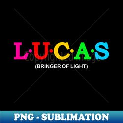 Lucas - Bringer of Light - Instant PNG Sublimation Download - Stunning Sublimation Graphics