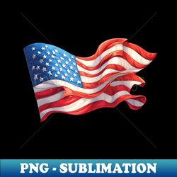 American flag - Retro PNG Sublimation Digital Download - Perfect for Creative Projects