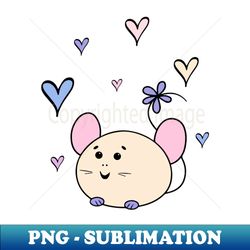 chinchilla hand drawing cute Hearts - Digital Sublimation Download File - Perfect for Personalization