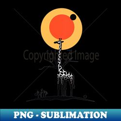 Minimalist Safari - Special Edition Sublimation PNG File - Instantly Transform Your Sublimation Projects