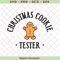 Retro Christmas Cookie Tester SVG Cutting Digital File