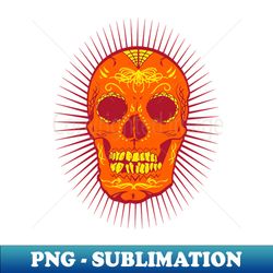 Orange Calavera - Creative Sublimation PNG Download - Perfect for Creative Projects