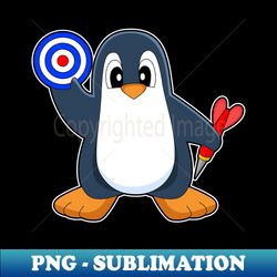 Penguin Darts Dart - High-Resolution PNG Sublimation File - Enhance Your Apparel with Stunning Detail