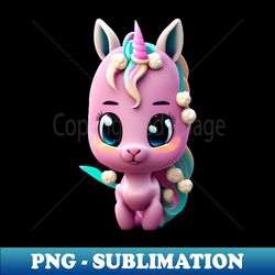 Pink Unicorn - High-Quality PNG Sublimation Download - Add a Festive Touch to Every Day