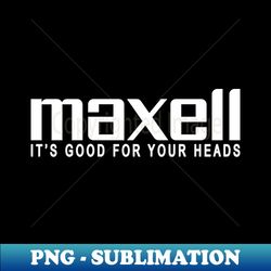 Vintage Maxell Logo - Sublimation-Ready PNG File - Revolutionize Your Designs