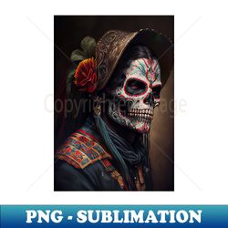 Day of the dead V3 - Men Oil paint - High-Quality PNG Sublimation Download - Add a Festive Touch to Every Day