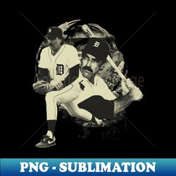 vintage tom selleck mr baseball - high-resolution png sublimation file - transform your sublimation creations