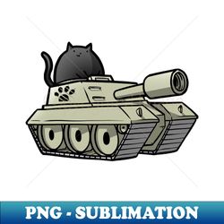 War Animals -  Black Cat - Exclusive PNG Sublimation Download - Enhance Your Apparel with Stunning Detail