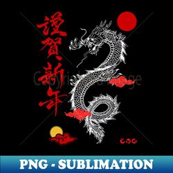 japanese dragon - PNG Transparent Sublimation File - Unleash Your Inner Rebellion