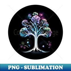 Neon Tranquility Nature Top - Premium Sublimation Digital Download - Perfect for Sublimation Art