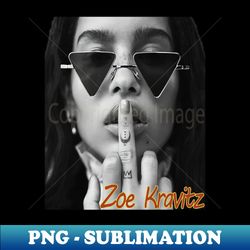 Zo Kravitz - PNG Sublimation Digital Download - Instantly Transform Your Sublimation Projects