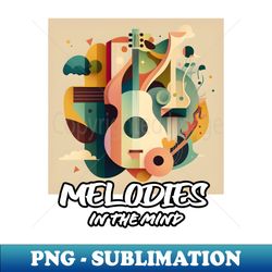 Melodies In The Mind - Sublimation-Ready PNG File - Boost Your Success with this Inspirational PNG Download