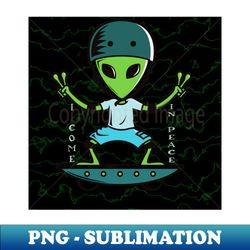 Friendly Alien - Digital Sublimation Download File - Defying the Norms