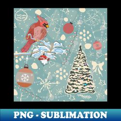Winter Bird - Sublimation-Ready PNG File - Vibrant and Eye-Catching Typography