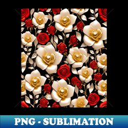 Spring roses - PNG Transparent Sublimation File - Spice Up Your Sublimation Projects
