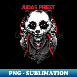 Mafia Panda Judas Priest - Decorative Sublimation PNG File - Enhance Your Apparel with Stunning Detail