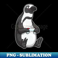 Penguin Gamer Controller - PNG Sublimation Digital Download - Create with Confidence