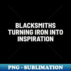 Blacksmiths Turning Iron into Inspiration - Retro PNG Sublimation Digital Download - Unlock Vibrant Sublimation Designs