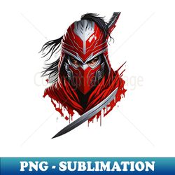 Red Ninja - Stylish Sublimation Digital Download - Capture Imagination with Every Detail