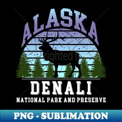 Denali National Park and Preserve - Instant Sublimation Digital Download - Enhance Your Apparel with Stunning Detail