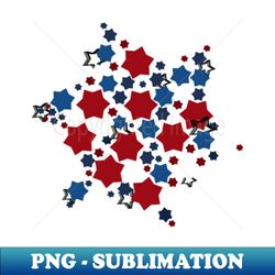 Red White and Royal Blue - Special Edition Sublimation PNG File - Stunning Sublimation Graphics