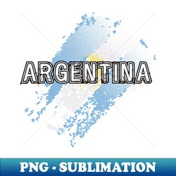 Vintage Argentine Country Flag - Professional Sublimation Digital Download - Capture Imagination with Every Detail