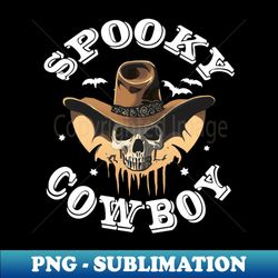 Cowboy Halloween - Retro PNG Sublimation Digital Download - Capture Imagination with Every Detail