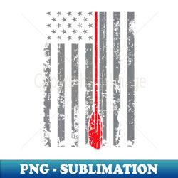 American Flag Grunge Kayak Kayaker Paddle - Professional Sublimation Digital Download - Perfect for Creative Projects