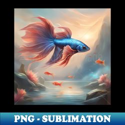 Tastic Fish Swiming - Creative Sublimation PNG Download - Perfect for Sublimation Art